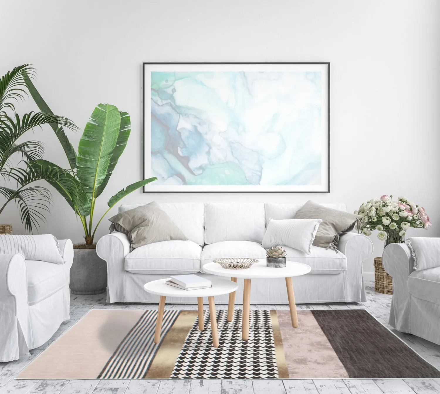 Wilton Rug - Esme (brown/multi) 4 Wilton Rug - Esme (brown/multi) - Image 2