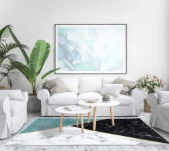 Wilton Rug - Savino (black/white/green) 11 Wilton Rug - Savino (black/white/green) -Viscose Rugs Shop interior 951105876 michaela.sk11227.col803.jpg