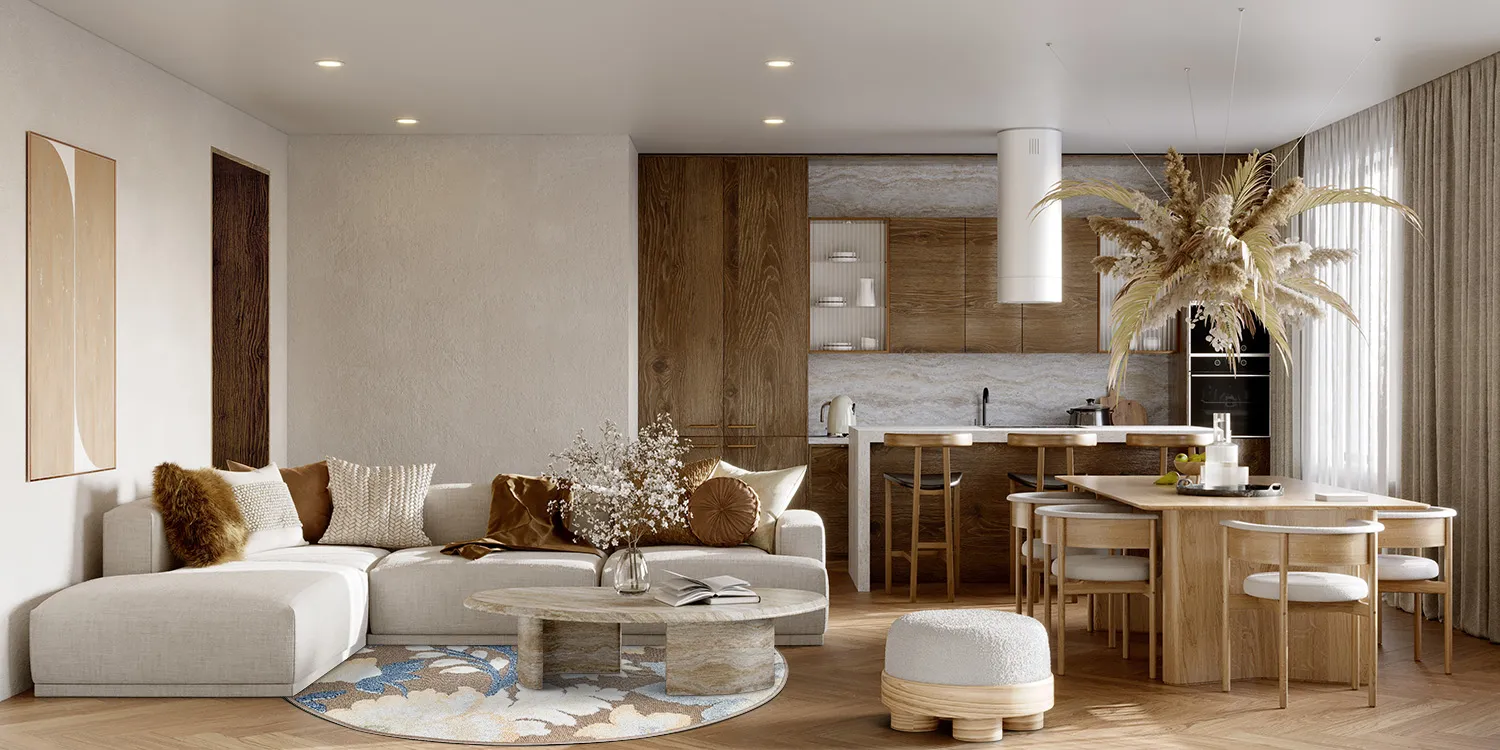 Round Rug - Indoor/Outdoor Hilo (multi) 4 Round Rug - Indoor/Outdoor Hilo (multi) - Image 2