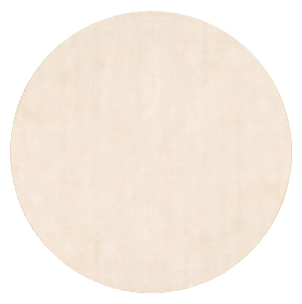 Round Rug - Jodhpur Special Luxury Edition Viscose (light Beige) 3 Round Rug - Jodhpur Special Luxury Edition Viscose (light Beige)