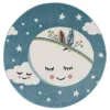 Childrens Rugs - Night Sky Round (multi) 1 Childrens Rugs - Night Sky Round (multi) -Viscose Rugs Shop kinderteppich anime 9383 blau 120x120 rund.jpg
