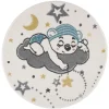 Childrens Rugs - Sleeping Teddy Round (multi) -Viscose Rugs Shop kinderteppich anime 9385 creme 120x120 rund.jpg
