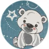 Childrens Rugs - Teddy Round (multi) 2 Childrens Rugs - Teddy Round (multi) -Viscose Rugs Shop kinderteppich anime 9386 blau 120x120 rund.jpg