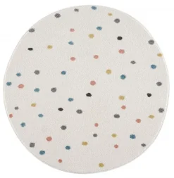 Childrens Rugs - Dots Round (multi)