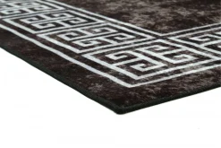 Wilton Rug - Kuba (black/white) -Viscose Rugs Shop kubasvart vit silver dt02318 3.jpg