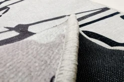 Round Rug - Lawrance (grey/white) -Viscose Rugs Shop la200e1.jpg