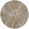 Round Rug - Lagos (beige) -Viscose Rugs Shop lagos2rund.png