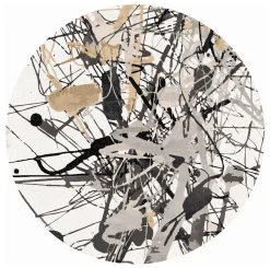 Round Rug - Lawrance (grey/white)