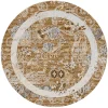Round Rug - Lefkada (brown/multi) -Viscose Rugs Shop lefkada3rund.png