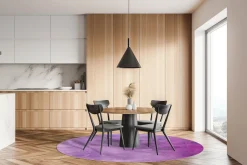 Round Rug - Guillos (lila) -Viscose Rugs Shop lila6b.jpg