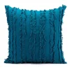 Cushion Cover - Boho Linen 45 X 45 Cm (blue)