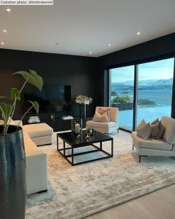 Viscose Rug - Jodhpur Special Luxury Edition (light Grey/beige) -Viscose Rugs Shop linnkrakereid jodphurljusgra beige.jpg