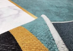 Wilton Rug - Savino (black/white/green) 14 Wilton Rug - Savino (black/white/green) -Viscose Rugs Shop michae2 28443.jpg