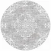 Round Rug - Milazzo (grey) -Viscose Rugs Shop milazzorund.png