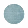 Round Rugs - Moda (blue) -Viscose Rugs Shop moda 2081 blue rund hoch.jpg