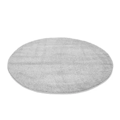 Round Rugs - Moda (grey) -Viscose Rugs Shop moda 2081 silver rund drauf.jpg