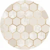 Round Rug - Morino (beige/white/gold) -Viscose Rugs Shop morinorund.png