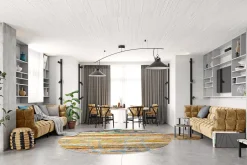 Round Rug - Messina (multi) -Viscose Rugs Shop multi13b .jpg