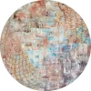 Round Rug - Vodice (multi) 1 Round Rug - Vodice (multi) -Viscose Rugs Shop multi27 57073.jpg