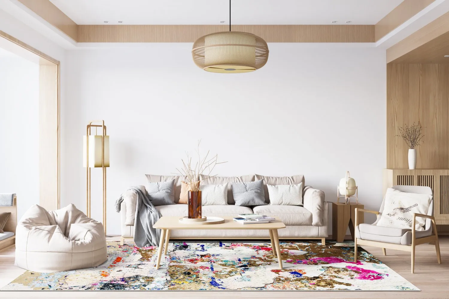 Wilton Rug - Monza (multi) 5 Wilton Rug - Monza (multi) - Image 3