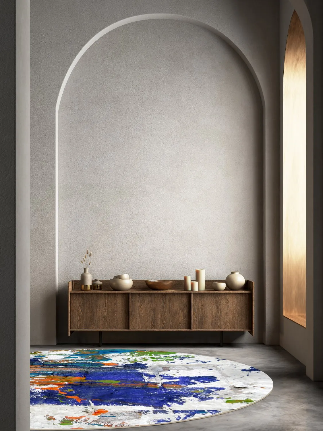 Round Rug - Como (multi) 4 Round Rug - Como (multi) - Image 2