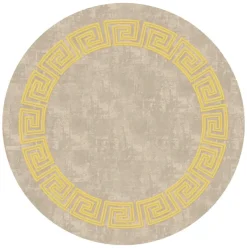 Round Rug - Myra (beige/yellow)