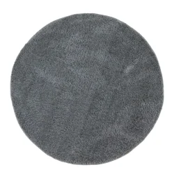 Round Rugs - Soft Shine (Dark Grey)