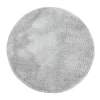 Round Rugs - Soft Shine (grey) -Viscose Rugs Shop new softshine 2236 silver hoch rund.jpg