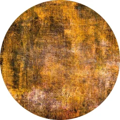 Round Rug - Biella (orange)