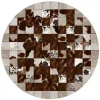 Round Rug - Panarea (brown) 2 Round Rug - Panarea (brown) -Viscose Rugs Shop panarearund.png