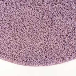 Round Rugs - Pastel (purple) -Viscose Rugs Shop pastellshaggy 300 softlila kettel rund.jpg