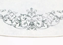 Round Rug - Santi (white/black) 11 Round Rug - Santi (white/black) -Viscose Rugs Shop pu5c591.jpg