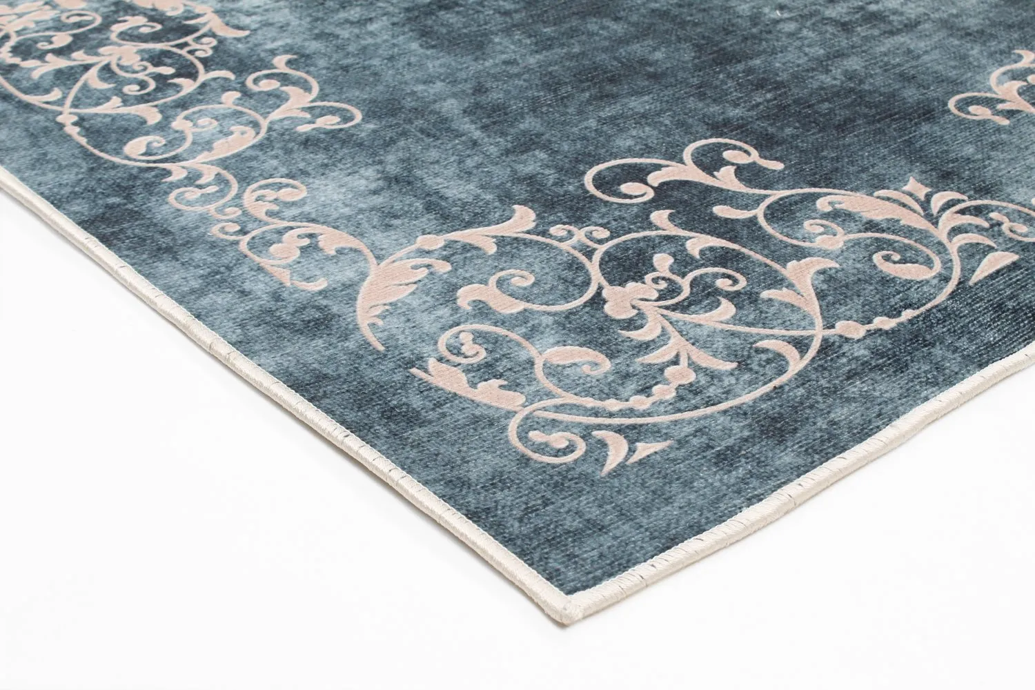 Wilton Rug - Santi (blue/beige) 7 Wilton Rug - Santi (blue/beige) - Image 5