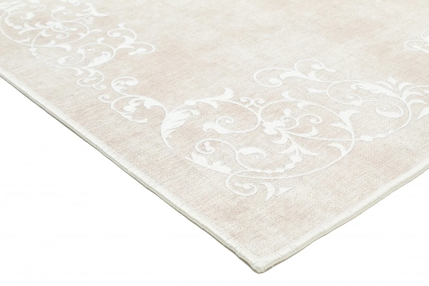 Wilton Rug - Santi (beige/white) 7 Wilton Rug - Santi (beige/white) - Image 5