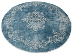 Round Rug - Santi (blue/beige) -Viscose Rugs Shop puerta3 54875.jpg