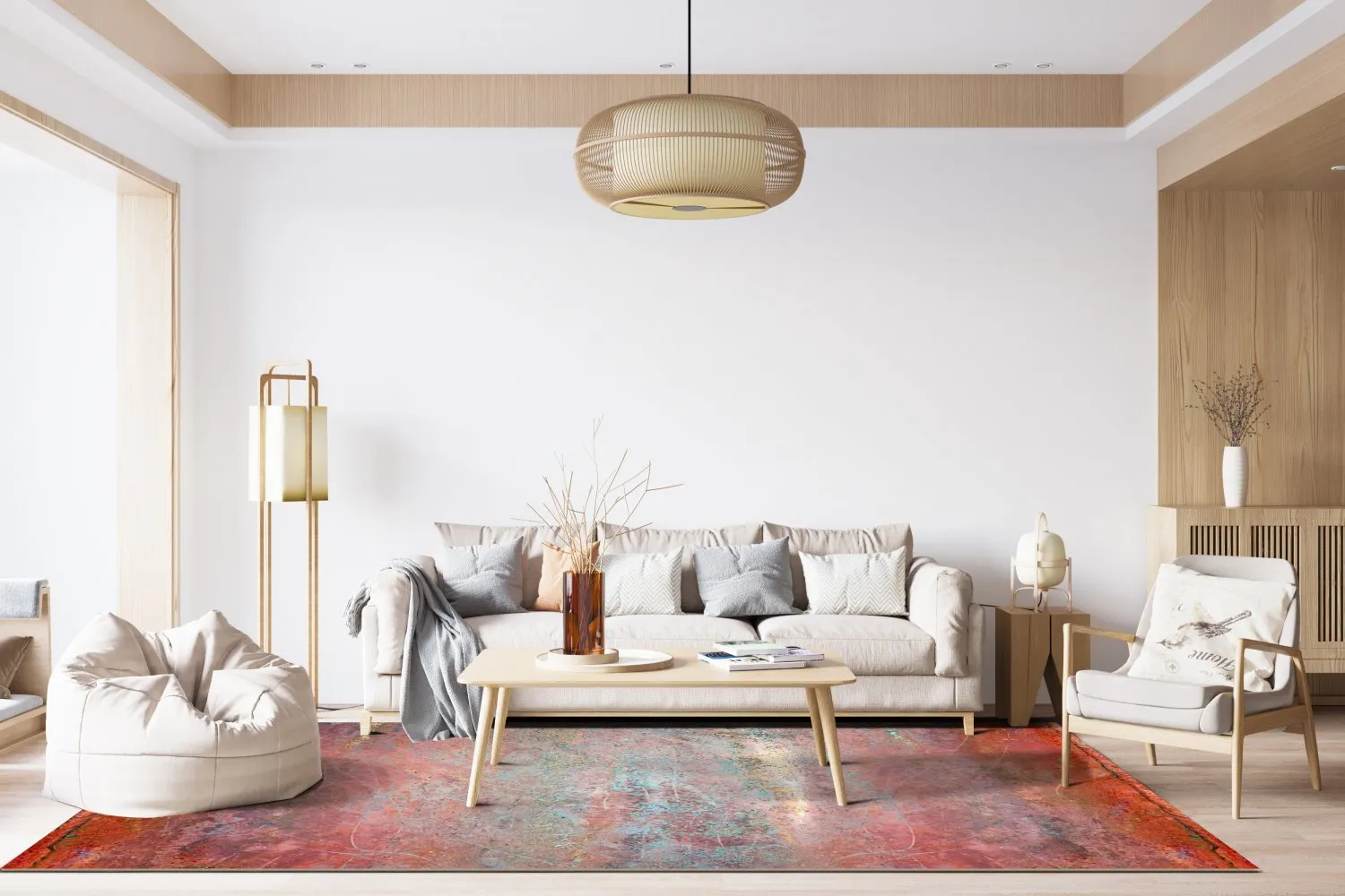 Wilton Rug - Mare (röd) 4 Wilton Rug - Mare (röd) - Image 2