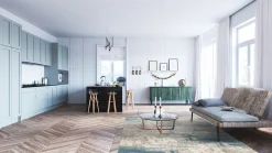 Wilton Rug - Kebira (blue) -Viscose Rugs Shop room1 2.jpg