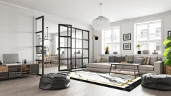 Wilton Rug - Avola (black/white/gold) 6 Wilton Rug - Avola (black/white/gold) -Viscose Rugs Shop room5 12 avola1.jpg