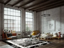 Wilton Rug - Castello (black/white) -Viscose Rugs Shop room7 83 castello.jpg