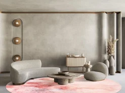 Round Rug - Nancy (rosa) 7 Round Rug - Nancy (rosa) -Viscose Rugs Shop rosa6a .jpg 1