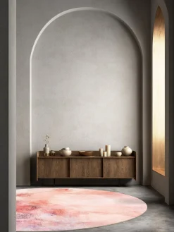 Round Rug - Nancy (rosa) 6 Round Rug - Nancy (rosa) -Viscose Rugs Shop rosa6a .jpg