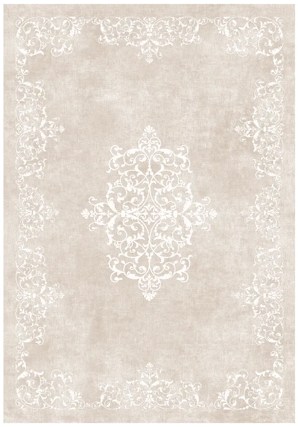 Wilton Rug - Santi (beige/white) 3 Wilton Rug - Santi (beige/white)