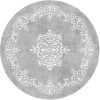 Round Rug - Santi (grey/white)