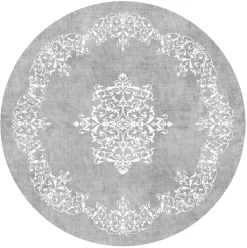 Round Rug - Santi (grey/white)