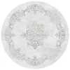 Round Rug - Santi (light Grey) -Viscose Rugs Shop santiljusgra.png