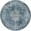 Round Rug - Santi (blue/beige)