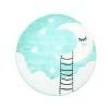 Childrens Rugs - Bueno Moon Round (turquoise)