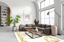 Wilton Rug - Silea (white/gold) -Viscose Rugs Shop sileaa 69104.png