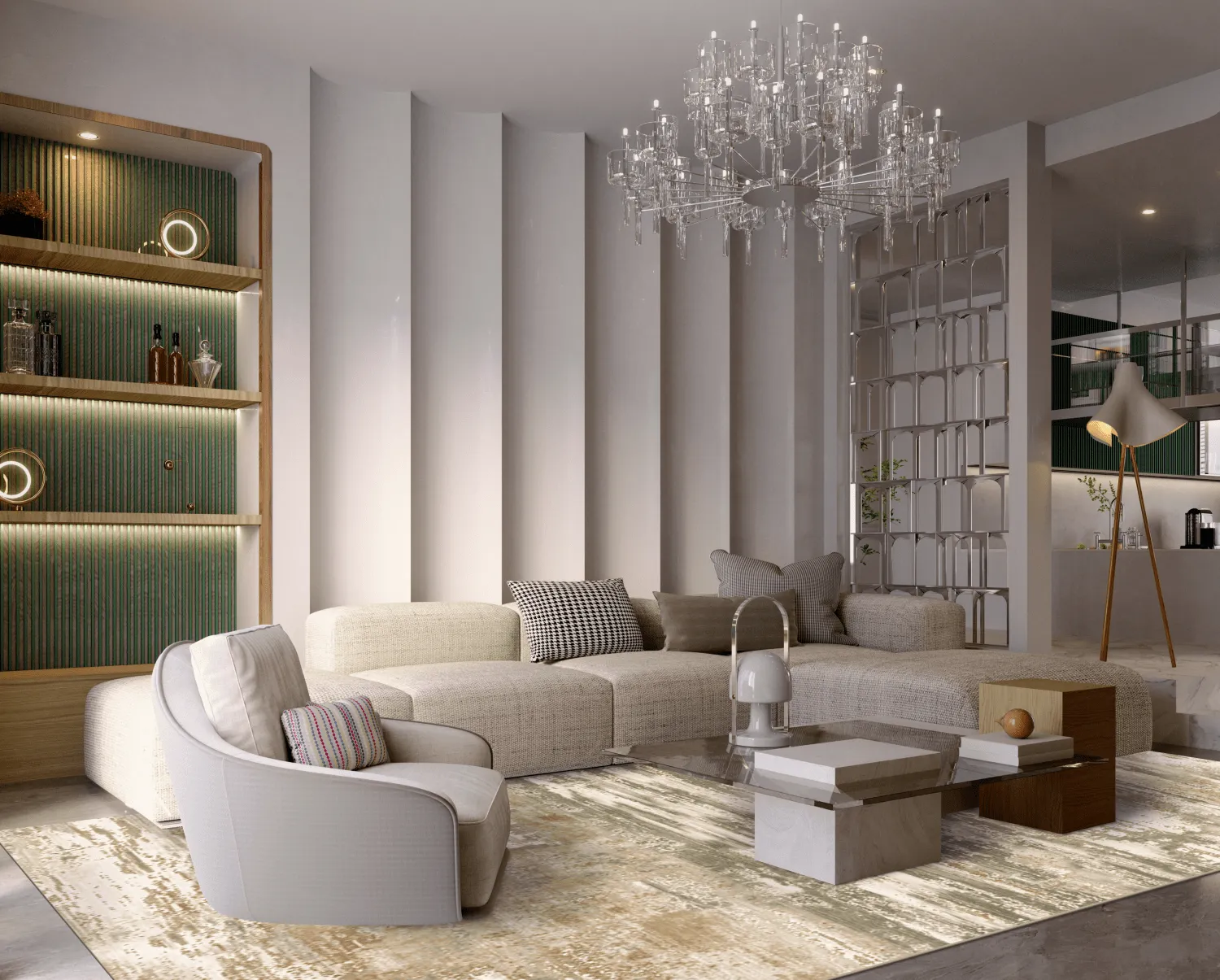 Wilton Rug - Ben Arous (green) 5 Wilton Rug - Ben Arous (green) - Image 3