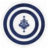 Round Rug - Soros (blue/white)